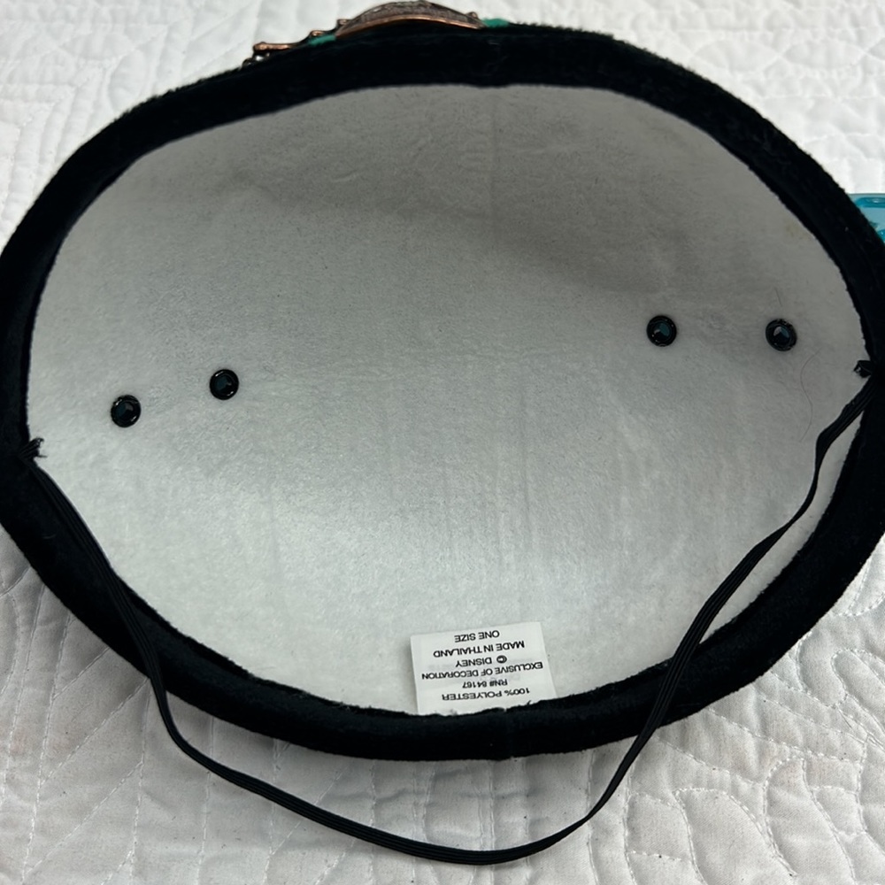 Rare Disney Haunted Mansion Black & Green Mickey Ears Hat - Picture 5 of 7
